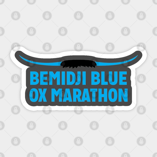 Bemidji Blue Ox Marathon Sticker by Blue Ox Marathon